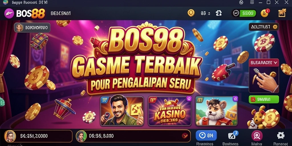 Tampilan menarik dari gameplay kasino BOS88 yang memikat.
