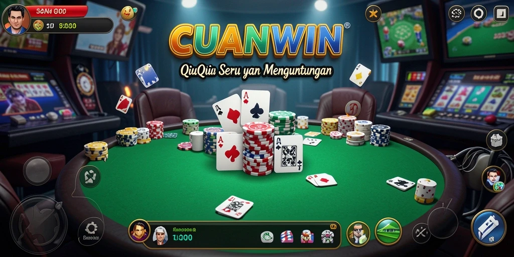Tampilan gameplay QiuQiu yang seru dan menarik.