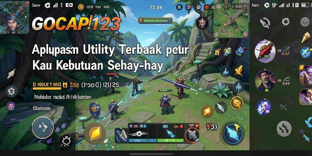 Tangkapan layar utama GOCAP123 yang menunjukkan antarmuka aplikasi Utility.