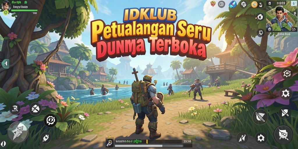 Tampilan gameplay <strong>IDKLUB</strong> yang memukau di dunia terbuka.