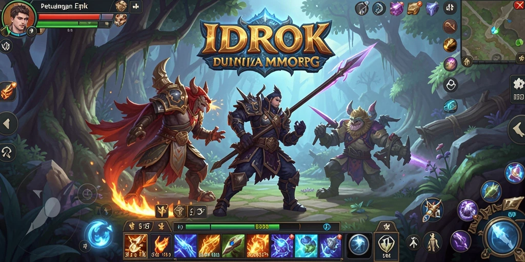 Gameplay epik dalam <strong>IDROK</strong> menampilkan aksi seru dan grafis yang menawan.