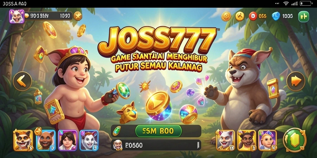 Tampilan menarik dari gameplay JOSS777 yang menghibur.