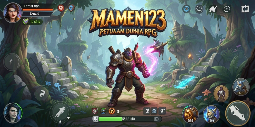 Tangkapan layar menampilkan pertempuran epik dalam MAMEN123.
