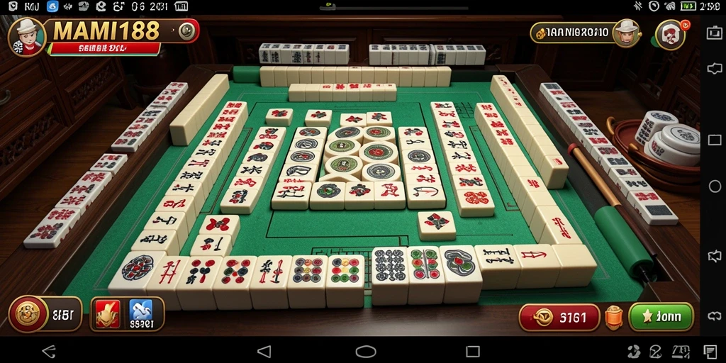Tampilan menarik gameplay Mahjong di MAMI188.