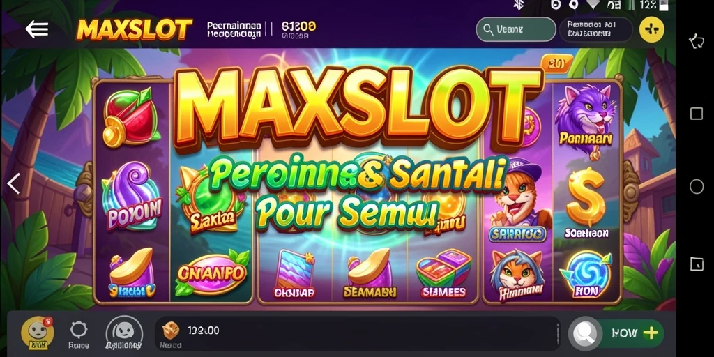 Tampilan menarik dari gameplay <strong>MAXSLOT</strong> yang seru dan penuh warna.