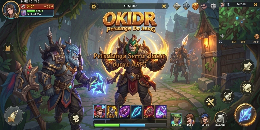 Tampilan menarik gameplay ARPG OKIDR yang mengasyikkan.