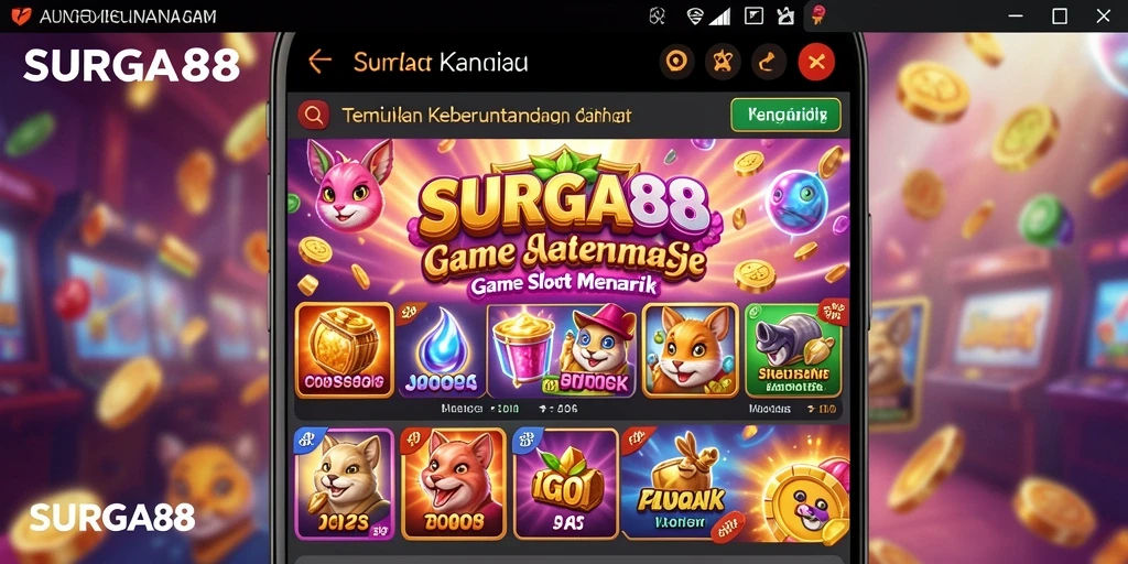 Gameplay seru dan grafis menawan dari permainan Slot SURGA88.