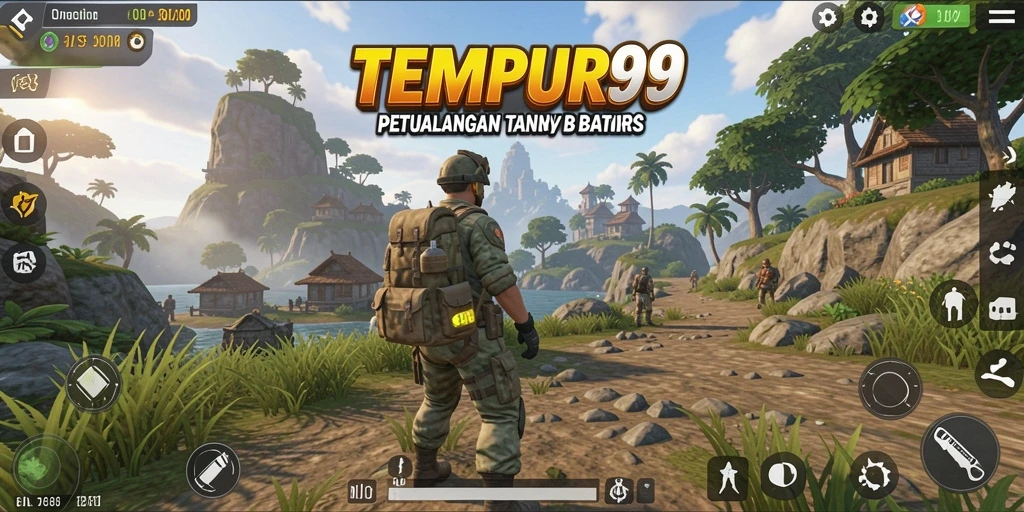 Screenshot menunjukkan gameplay seru dalam dunia terbuka.