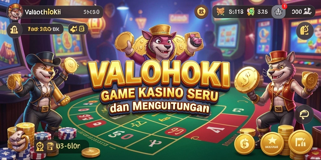 Screenshot VALOHOKI menunjukkan gameplay Kasino yang menarik dan interaktif.